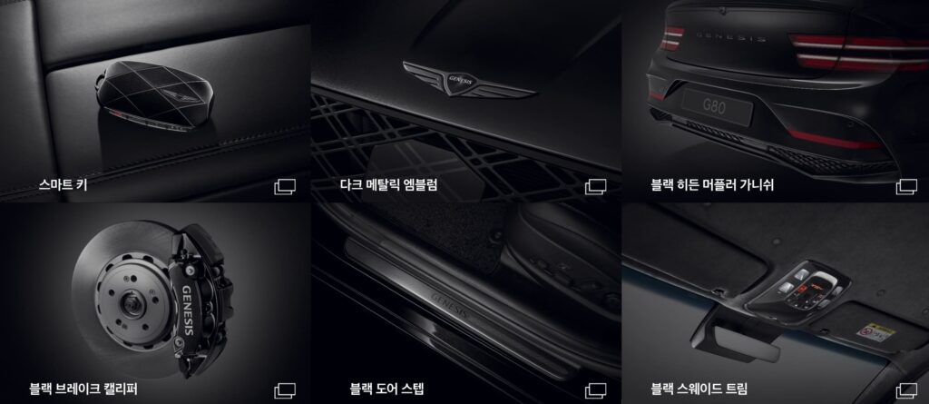 G80 블랙 패키지